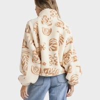 BILLABONG FEELING PLAYFUL HALF ZIP CREW