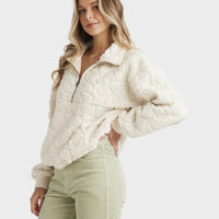 BILLABONG FIRESIDE COZY HALF ZIP CREW