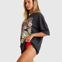 BILLABONG GOLDEN TIMES T-SHIRT - OFF BLACK
