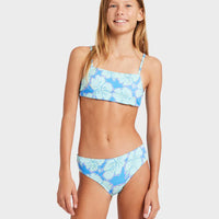 BILLABONG HAPPY HIBISCUS TANK SET - TIDAL BLUE