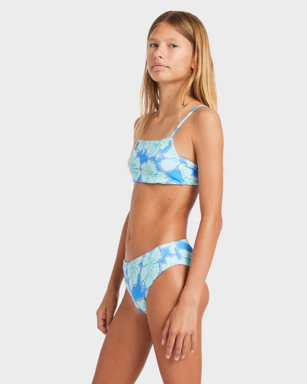 BILLABONG HAPPY HIBISCUS TANK SET - TIDAL BLUE