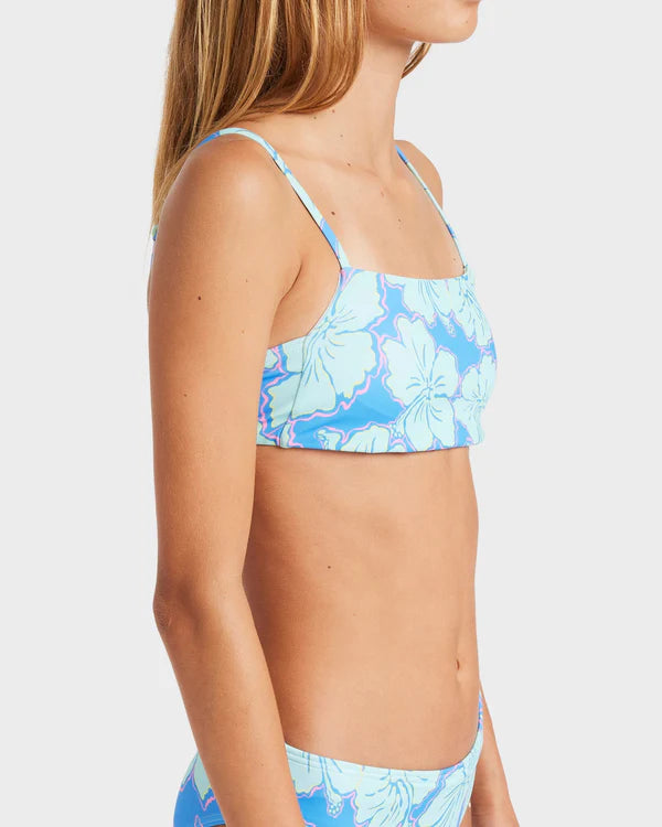 BILLABONG HAPPY HIBISCUS TANK SET - TIDAL BLUE