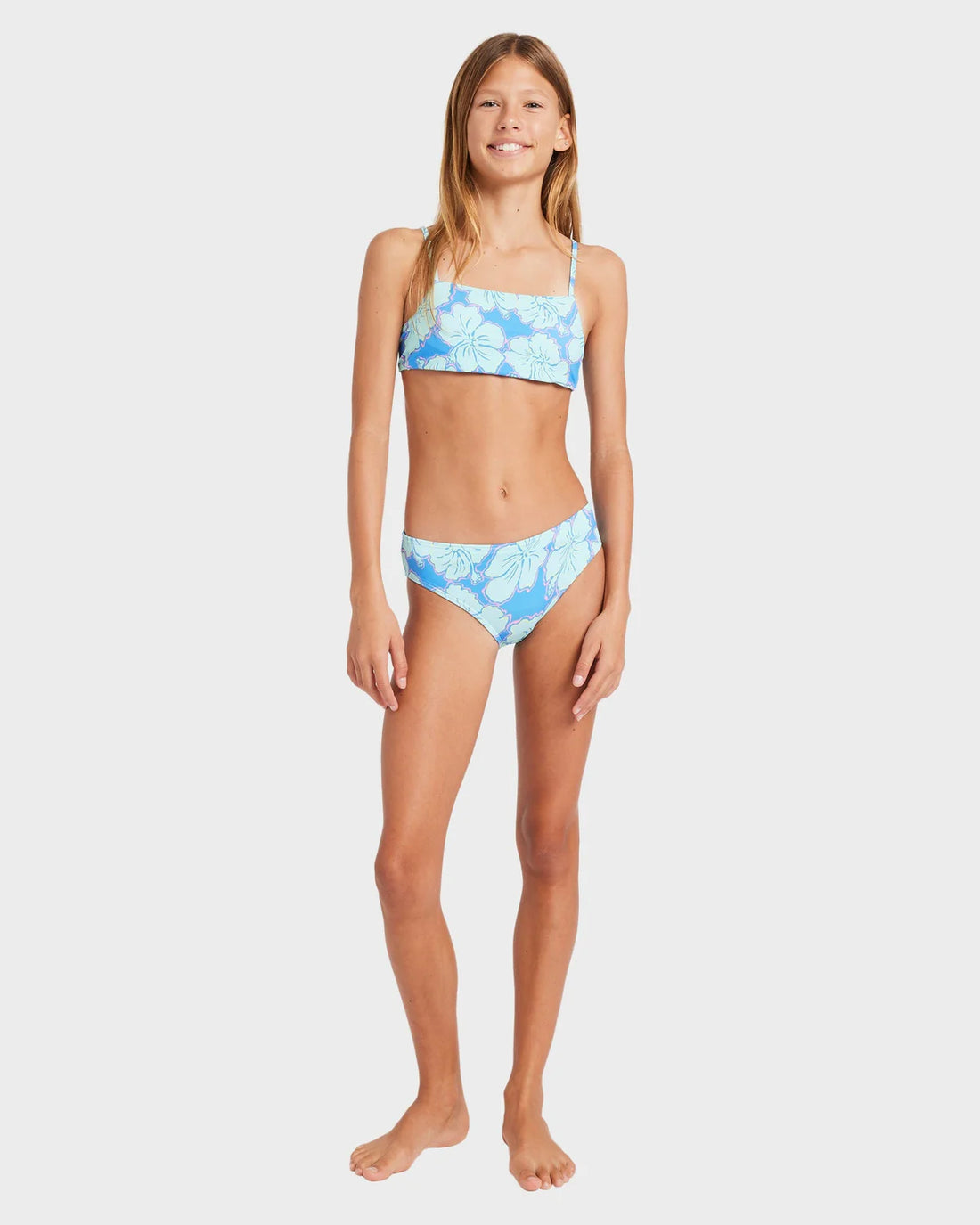 BILLABONG HAPPY HIBISCUS TANK SET - TIDAL BLUE