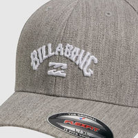 BILLABONG ARCH FLEXFIT CAP -LIGHT GREY HEATHER