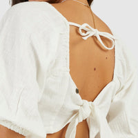 BILLABONG ISLAND TOP - WHITE