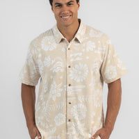 BILLABONG LOAFER BUTTON UP - OATMEAL HEATHER