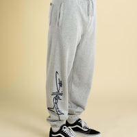 BILLABONG MENS J BAY TRACK PANT - LIGHT GREY HEATHER