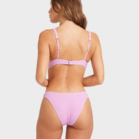BILLABONG MINI WAVE CHECK RUVY BRA - BARABADOS