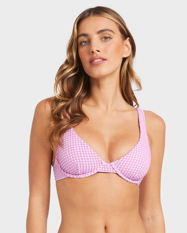 BILLABONG MINI WAVE CHECK RUVY BRA - BARABADOS