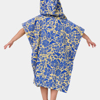 BILLABONG MIXED SNAP HOODED TOWEL-GIRL - YELLOW