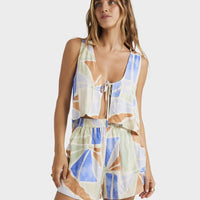 BILLABONG MYSTIC TIDES TIE TOP - MULTI