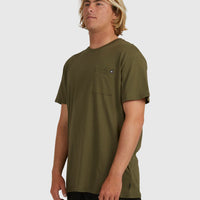 BILLABONG PREMIUM POCKET SHORT SLEEVE - MILITARY