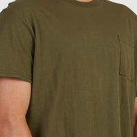 BILLABONG PREMIUM POCKET SHORT SLEEVE - MILITARY