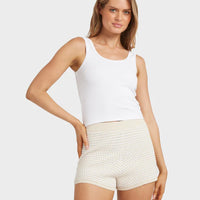 BILLABONG SUN BUBBLE STRIPE SHORT - WHITECAP