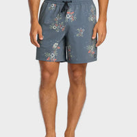 BILLABONG SUNDAYS LAYBACK - STEEL BLUE FLORAL