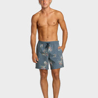 BILLABONG SUNDAYS LAYBACK - STEEL BLUE FLORAL