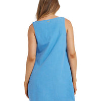 BILLABONG SUNSET BLISS MINI DRESS - TIDAL BLUE