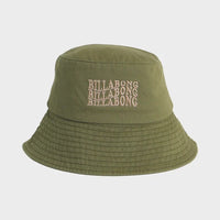 BILLABONG SURF HIGH FADED BUCKET HAT - DARK OLIVE
