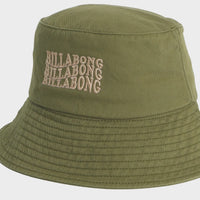 BILLABONG SURF HIGH FADED BUCKET HAT - DARK OLIVE