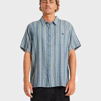 BILLABONG SUNDAYS JACQUARD SHORT SLEEVE - REAL TEAL