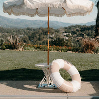 BUSINESS AND PLEASURE CO CLASSIC POOL FLOAT - DUSTY PINK