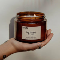 Extra Large Amber Drift Trading Co. Soy Wax Candles
