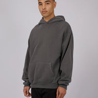 SILENT THEORY BOX HOODIE - COAL