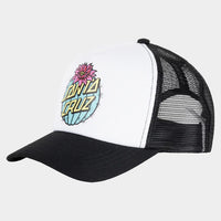 SANTA CRUZ CACTUS DOT TRUCKER CAP - BLACK