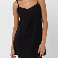 RHYTHM CLASSIC SLIP DRESS - BLACK