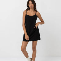 RHYTHM CLASSIC SLIP DRESS - BLACK