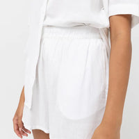 RHYTHM WOMENS CLASSIC BEACH SHORT - WHITE