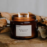 Extra Large Amber Drift Trading Co. Soy Wax Candles