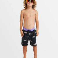 BILLABONG GROMS DIAMOND GRIT LAYBACK - BLACK
