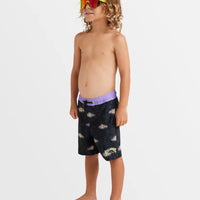 BILLABONG GROMS DIAMOND GRIT LAYBACK - BLACK