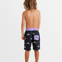 BILLABONG GROMS DIAMOND GRIT LAYBACK - BLACK