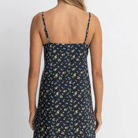 RHYTHM FLEUR FLORAL KEYHOLE SLIP DRESS