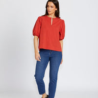 FLORANCE BOHEMIA LILITH TOP - PAPRIKA