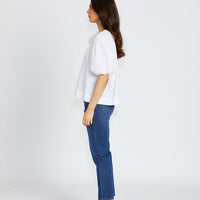 FLORANCE BOHEMIA LILITH TOP - WHITE