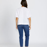 FLORANCE BOHEMIA LILITH TOP - WHITE