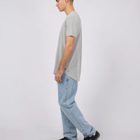 SILENT THEORY PIQUE TEE - GREY