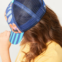 ROXY HONEY COCONUT TRUCKER CAP - MARLIN FUNKY PALM