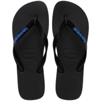 HAVAIANAS LOGO FILETE FC - BLACK/BLACK/BLUE