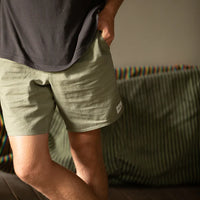 RHYTHM CLASSIC LINEN JAM SHORT - OLIVE
