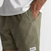 RHYTHM CLASSIC LINEN JAM SHORT - OLIVE