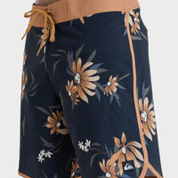 QUIKSILVER HIGHLINE SCALLOP 19 - BLACK COASTAL FLORAL
