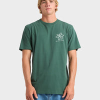 QUIKSILVER PEACE SHORT SLEEVE - TREKKING GREEN