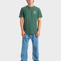QUIKSILVER PEACE SHORT SLEEVE - TREKKING GREEN