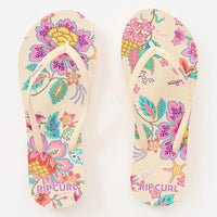 RIP CURL MIXED BLOOM OPEN TOE - PINK/WHITE
