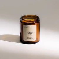 Medium Amber Drift Trading Co. Soy Wax Candles
