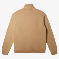 QUIKSILVER SATURN CHROME HALF ZIP SWEATSHIRT- KHAKI